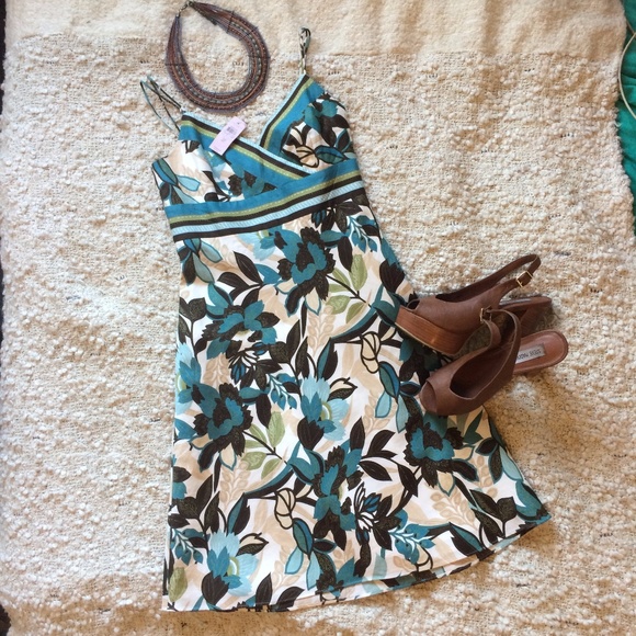 Ann Taylor Dresses & Skirts - NWT Ann Taylor Petite Teal Strappy Dress 2